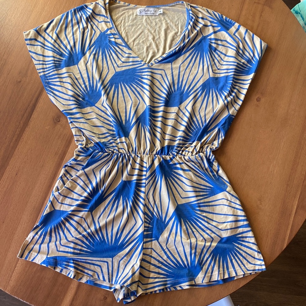 Fighting Eel Romper with pockets